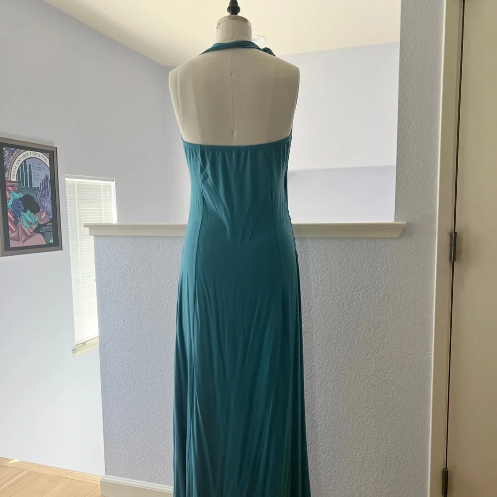 Ocean Blue Halter Dress from Newport News, size M - Picture 7 of 7